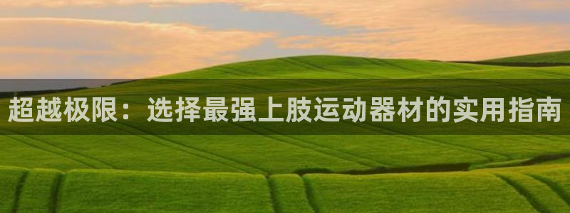 征途国际官方客服电话：超越极限：选择最强上肢运动器材