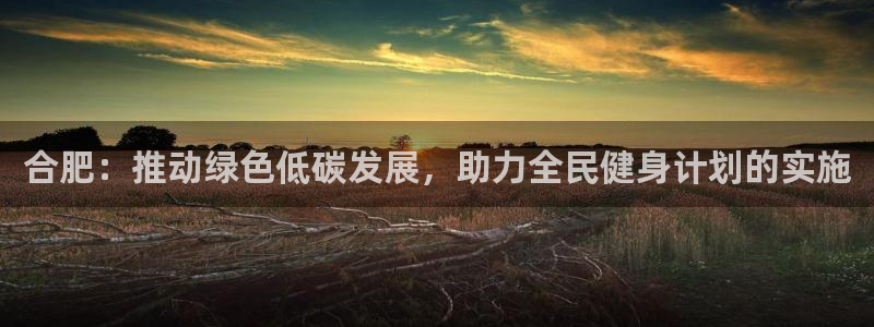 征途国际集团官网网址：合肥：推动绿色低碳发展，助力全民健身计